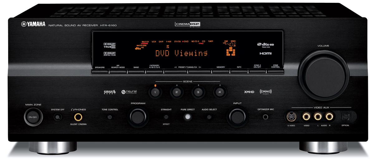 Yamaha HTR-6160 665 Watt 7.1-Channel Home Theater Receiver HTR6160BL