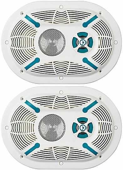 Bazooka MAC6903 Marine 6 x 9" 3-Way Coaxial Speaker (Pair)