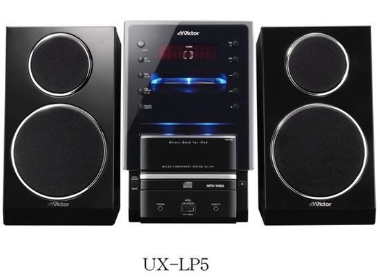 JVC UX-LP5 Micro Desktop Stereo System with Radio and CD Player