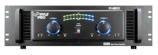 Pyle PT4001X 5500 Watt Professional DJ Power Amplifier