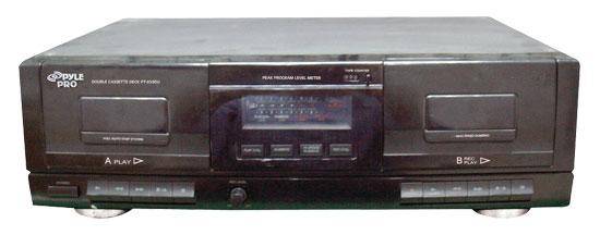 Pyle PT659DU Dual Stereo Cassette Deck w/Tape USB to MP3 Converter