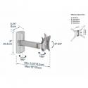Barkan 33S LCD TV Wallmount For Up To 37"" TV