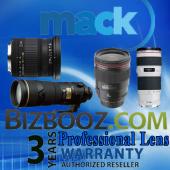 Mack 1086 - 3 Year Professional Lens Extended Warranty Under $10,000