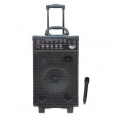 Pyle PWMA1050 800 Watt VHF Wireless Battery Powered Pa System W/Echo/Ipod/MP3 Input Jack
