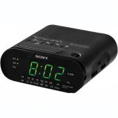 Sony ICFC218BK Entry Clock Radio with Green LED Display