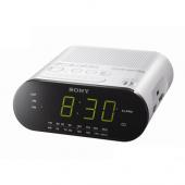 Sony ICFC218WH Entry Clock Radio with Green LED Display 