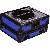Marathon MA-1200BLKBLUE Heavy Duty Turntable Deluxe Case