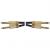 HOSA DUAL GOLD 1/4"-1/4" 5FT CPP405G
