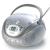 Coby CX-CD241 Portable CD Player with AM/FM Stereo Tuner CXCD241SL (Silver)