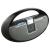 iLive IBCD2817DPBLK Portable CD Player and AM/FM Stereo Radio Boombox w/iPod Docking System IBCD2817DPB