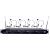 Pyle PDW-M4400 PDWM4400 4-Channel VHF Wireless Microphone System