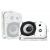 Pyle PD-WR40W PDWR40W 5.25" White Indoor/Outdoor Waterproof Speakers 