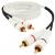 Pyle PLMRCA12F 12 Waterproof RCA Cables 