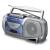 COBY-CX144A Portable AM/FM Cassette Player/Recorder
