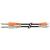 CPR201 Hosa Technology Two 1/4" Phone Male to Two RCA Male Unbalanced Cable (Molded Plugs) - 3.3'