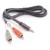 CMR206 Hosa Technology Stereo Mini (3.5mm) Male to 2 RCA Male Y-Cable - 6'