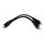Hosa YRA105 Technology RCA Female to 2 RCA Male Y-Cable - 6"